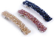 Shining Diva Fashion 3 Pcs Crystal Hair Clips for Women Girls Kids Latest Stylish Party French Barrette Hair Clip Accessories Combo (rrsd15808zb) - C - 3 Pcs Combo