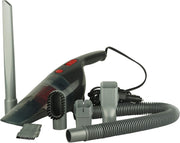 Black & Decker 12V DC Auto Dustbuster Handheld Car Vacuum with 6 Pieces Accessories for Car, Red/Grey - NV1210AV, 2 Years Warranty