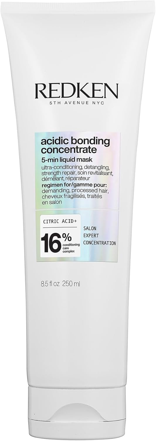 Acidic Bonding Concentrate Hair Mask Hydrating 5 Minute Liquid Mask Bond Building & Strengthening For Dry Damaged Hair 250ml