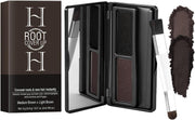 Dual-Color Hair Root Coverage Powder, Water-Resistant & All-Day Wear, Smudge-Resistant for Natural Gray Blending, Instant Root Concealer for Sparse Areas, 6 Dark Brown + Dark