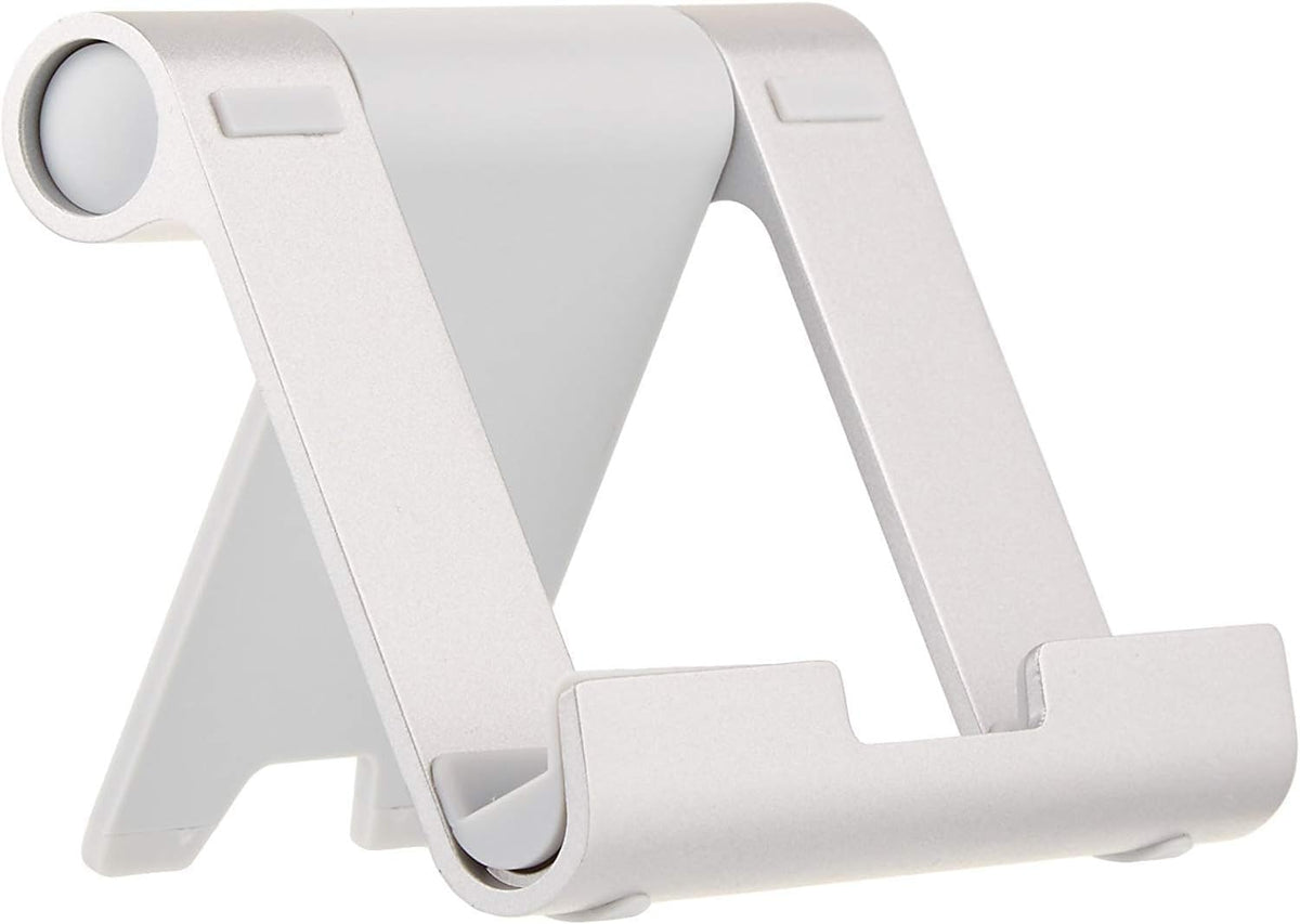 Amazon Basics Multi-Angle Portable Stand for iPad Tablet, E-reader and Phone - Silver – image 1