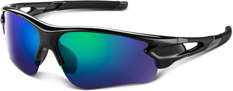 Polarized Sports Sunglasses for Men Women Youth Baseball Fishing Cycling Running Golf Motorcycle Tac Glasses UV400