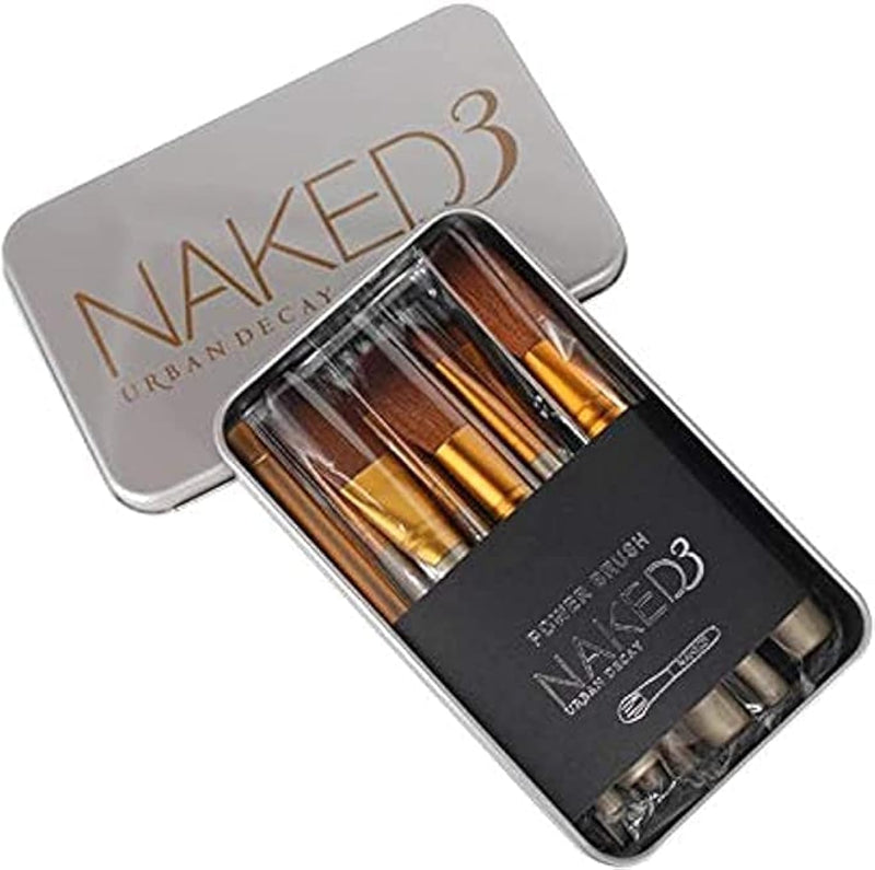 Naked 3 Woman 12Pcs Naked3 Makeup Brushes Tools Set Make Up Brush Tools