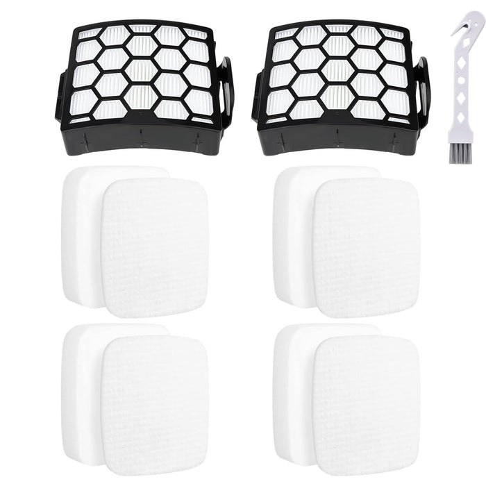 Rebirthcare nz690uk nz690ukt filter for shark powered lift-away nz690uk nz690ukt nz690uktdb nz690amzukt anti hair wrap pet model upright vacuum cleaner hepa filter foam felt filter replacement