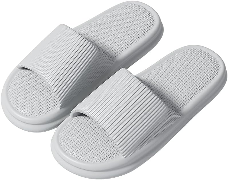 JIJIe Slippers for Men & Women, Soft Lightweight EVA Non-Slip, Perfect for Indoor, Bathroom, and Beach Use