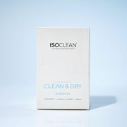 ISOCLEAN Face Towel - Box of 60 Make Up Remover Wipes, Disposable Towels Made with Soft Organic Cotton, Gentle On Sensitive Skin, Ideal for Facial Cleansing and Removing Cosmetic Residue