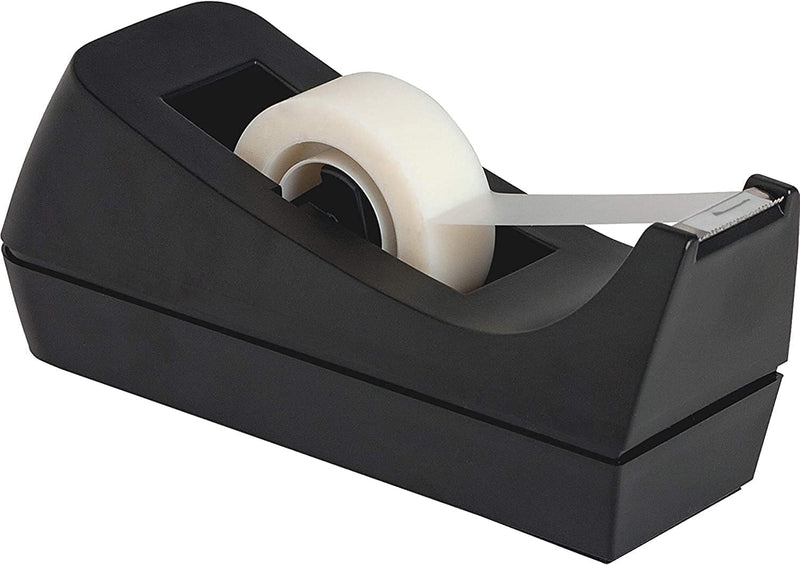 MARKQ Desk Tape Dispenser, Non-Skid Base Tape Roll Dispenser for School, Home, Office