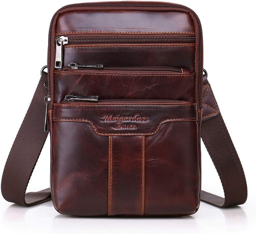 mens Bl1128 Luggage- Messenger Bag - Red Brown