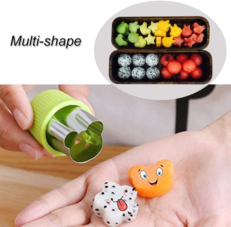 9-Piece Vegetable Shape Cutter Set, Mini Cookie Cutters, Perfect for Kids Bento Lunch Box Accessories
