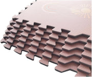 Bumble & Bird - Baby Play Mat - Motor Skills - Educational Mat - Non-Toxic EVA Foam - Waterproof - Easy to Clean - Easy to Store - 6pcs - 60cm x 60cm x 1.2cm - Rainbow Theme