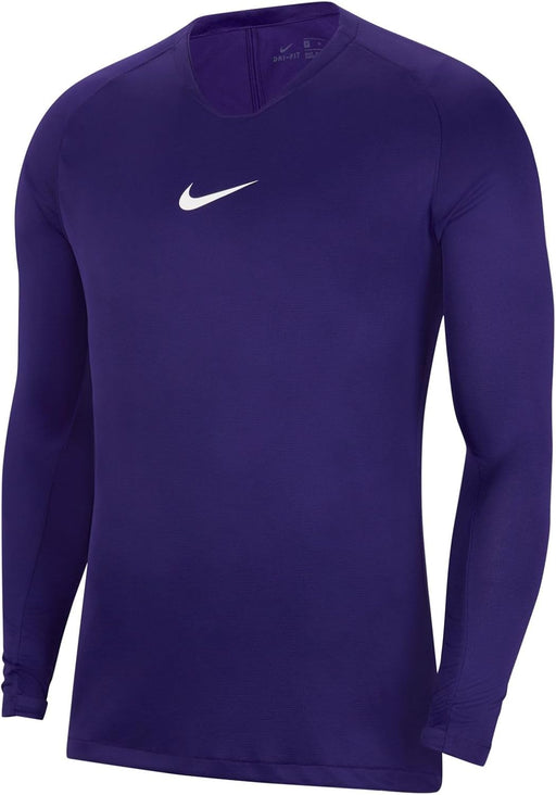 Men's M NK DRY PARK 1STLYR JSY LS Long Sleeved T-shirt - M COURT PURPLE/WHITE