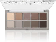 10 Colors Eyeshadow Palette,Matte&Glitter&Shimmer Eyeshadow Korean Makeup,Long Lasting Blendable Shades,Naturing-Looking,Waterproof Cool Eye Shadow Makeup Palette,01 - 04 Colors Cool Style