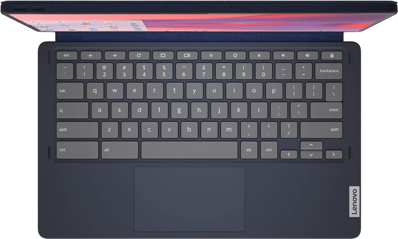 Lenovo - Chromebook Duet 5-13.3" OLED Touch Screen Tablet - 8GB Memory - 128GB SSD - with Keyboard - Abyss Blue