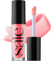 Glossybounce - Hydrating Lip Gloss and Tinted Lip Oil Hybrid with Hyaluronic Acid & Jojoba Oil for Non-Sticky, Ultra-Shiny, Plump & Soft Lips - Everyday Makeup Essential - Disco (.17 oz) - Burst - High Shine Finish