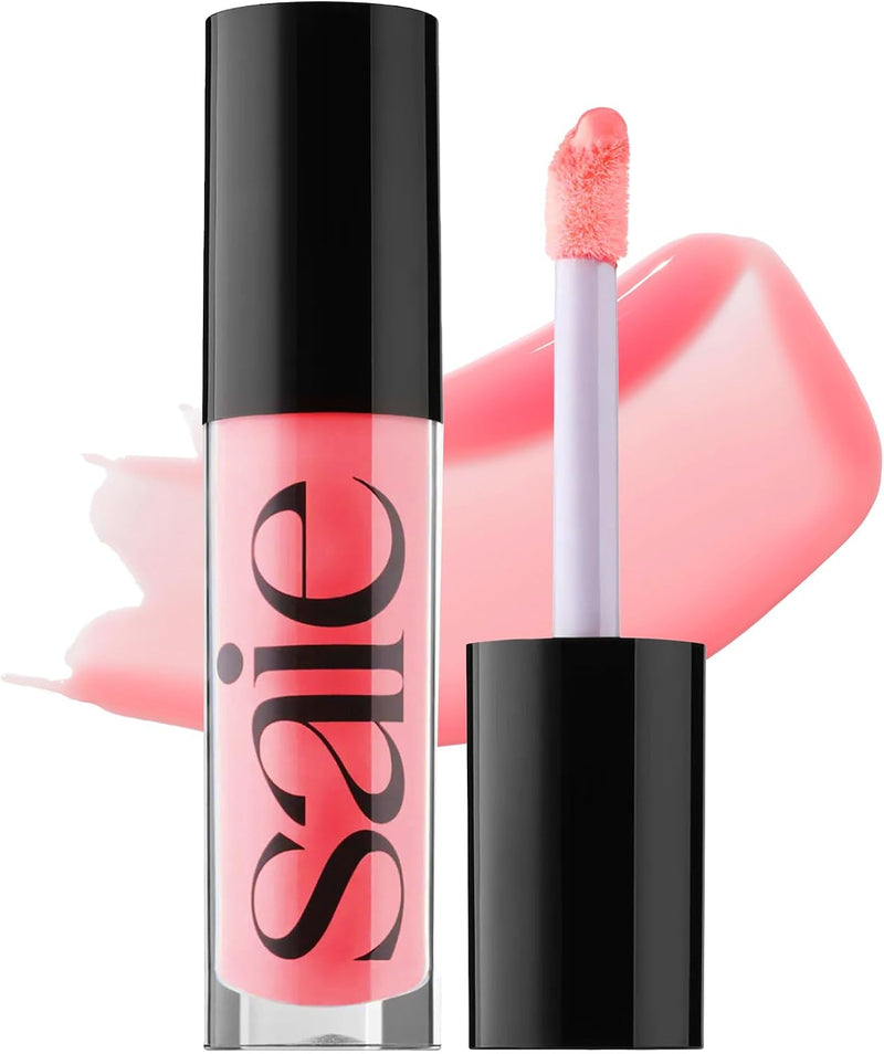 Glossybounce - Hydrating Lip Gloss and Tinted Lip Oil Hybrid with Hyaluronic Acid & Jojoba Oil for Non-Sticky, Ultra-Shiny, Plump & Soft Lips - Everyday Makeup Essential - Disco (.17 oz) - Burst - High Shine Finish