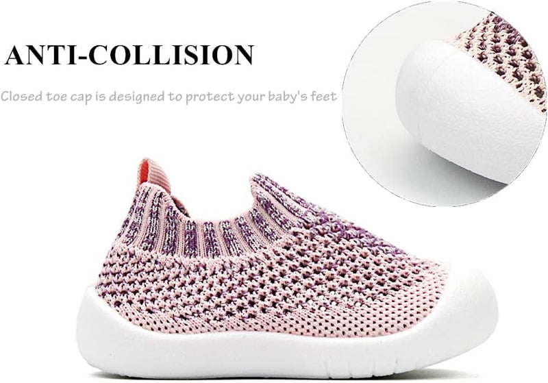 OAISNIT Baby Boy Girl Shoes Breathable Mesh Sneakers Lightweight Non-Slip Toddler Walking Shoes Infant First Walkers 6-24 Months