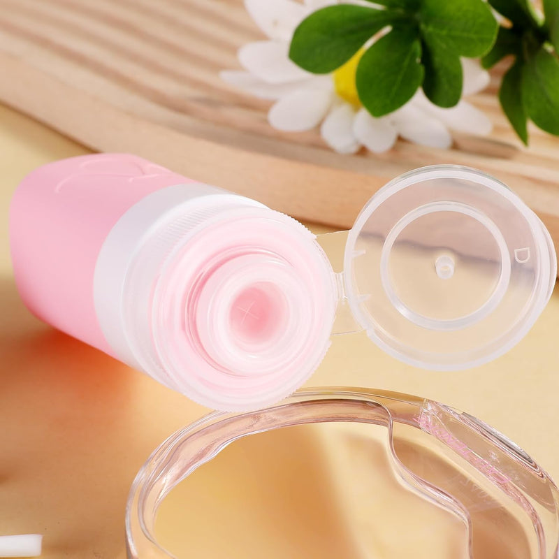 INSFIT Travel Bottles for Toiletries, TSA Approved 90ml Travel Size Containers, BPA Free Leak Proof Squeezable Silicone Tubes for Shampoo Conditioner Lotion Soap with Labels
