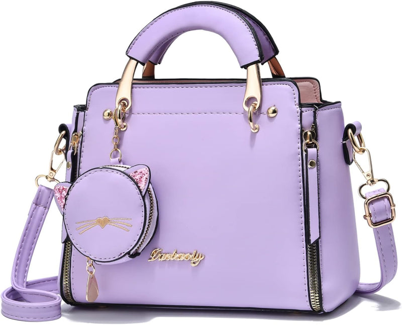 womens Xiaoyu001 Women Purse Satchel - Purple