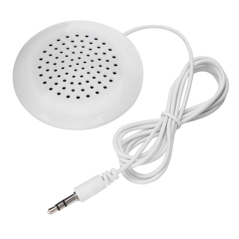 Sorandy Mini Portable Speaker, Cell Phone Speaker, 3.5mm Mini Stereo Speaker Pillow Speaker for MP3, Phone, Tablet, Laptop, Plug and Play