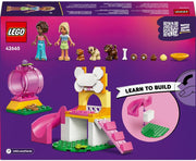 LEGO Friends Puppy Playground Toy for 4+ Year Old Girls - incl. a Park with a Slide, 2 Mini Dolls & 3 Pet Dog Animal Figures - Creative Gift Idea - 42665