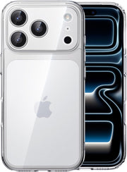 UGREEN for iPhone 17 Pro Case Clear Cover, Military-Grade Protection, Upgrade iCrystal Anti-Yellowing Tech, Anti-Scratch, Camera Control Protective Cover, Ultra Slim Transparent Case - Clear iPhone 17 Pro Max