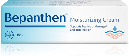 Bepanthen Moisturizing Cream, 100g, Daily Use Moisturizer, Body and Face Cream, Provitamin B5 Panthenol Moisturizer Face - 100g