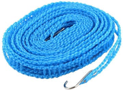 MAPPERZ Windproof Anti-Slip Removable Cloth Hanging Clothes Washing Line Drying Nylon Rope with Hooks/ Nylon Clothesline Rope - 5 Meter (Multicolor (3)