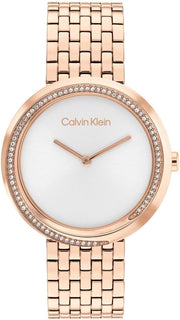 TWISTED BEZEL Women Watch, Analog - SILVER WHITE / ROSE GOLD