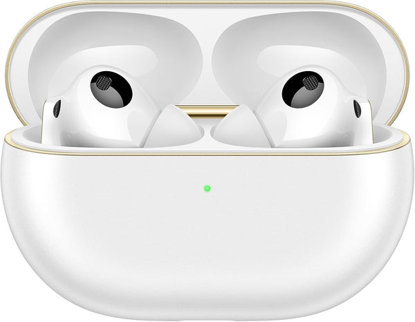 FreeBuds Pro 4, Accept-reject calls with Head Motion Controls, Dual-driver True Sound, Intelligent Dynamic ANC, compatible with iOS & Android, AI call-noise-cancellation, Black - White