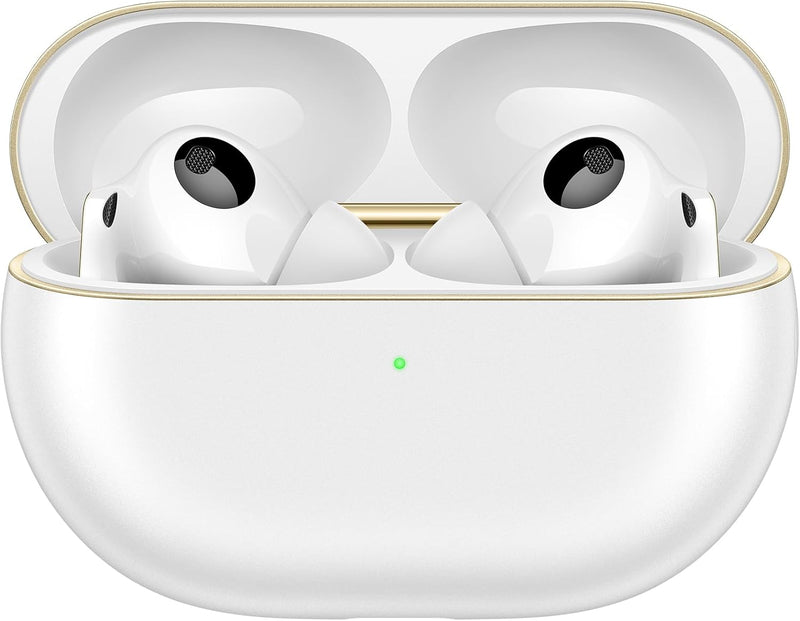FreeBuds Pro 4, Accept-reject calls with Head Motion Controls, Dual-driver True Sound, Intelligent Dynamic ANC, compatible with iOS & Android, AI call-noise-cancellation, Black - White