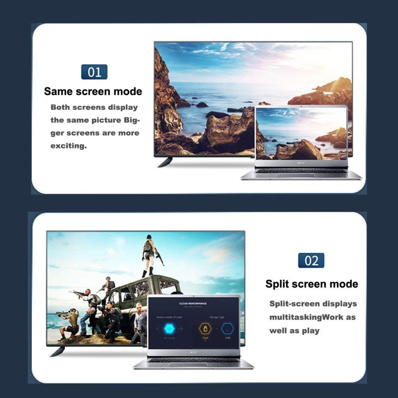 CHILTINA USB to VGA Adapter,USB 3.0/2.0 to VGA Adapter Multi-Display Video Converter- PC Laptop Windows XP 7/8/8.1/10,Desktop, Laptop, PC, Monitor, Projector, HDTV