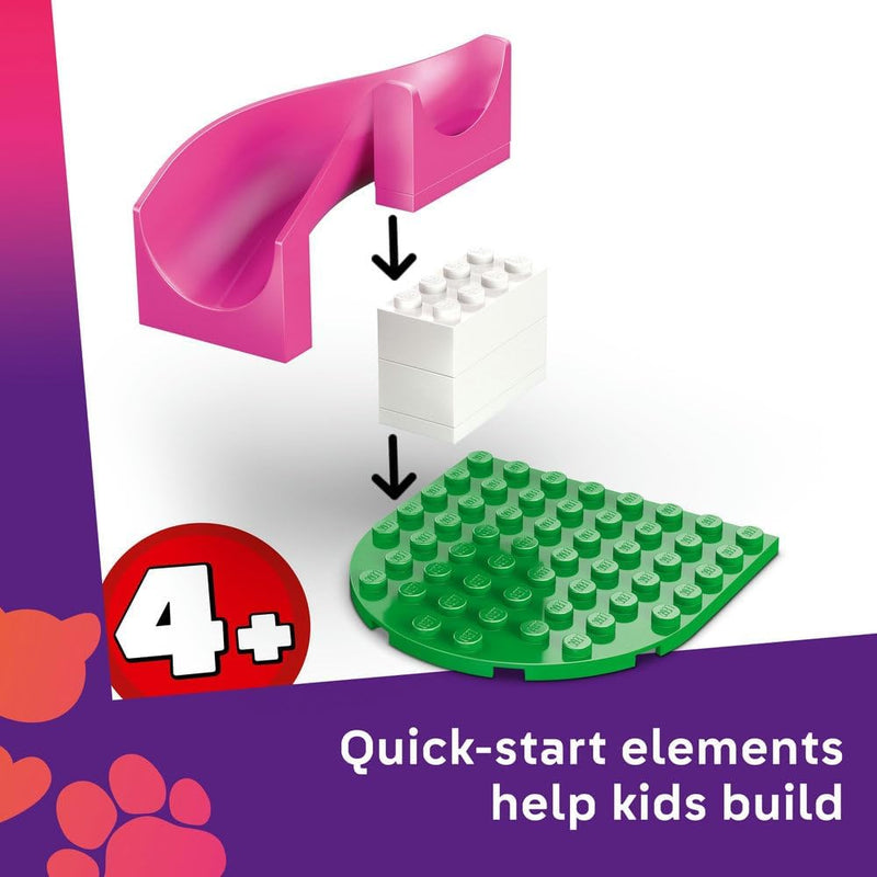 LEGO Friends Puppy Playground Toy for 4+ Year Old Girls - incl. a Park with a Slide, 2 Mini Dolls & 3 Pet Dog Animal Figures - Creative Gift Idea - 42665