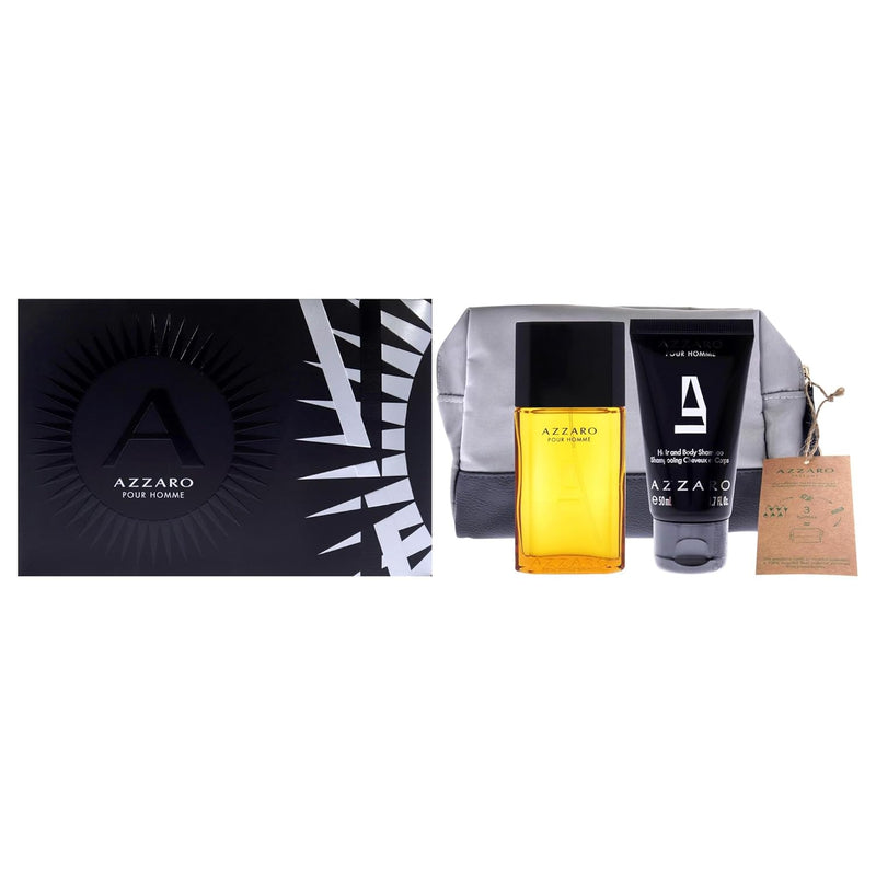 AZZARO POUR HOMME (M) SET EDT 30ML + HAIR & BODY SHAMPOO 50ML