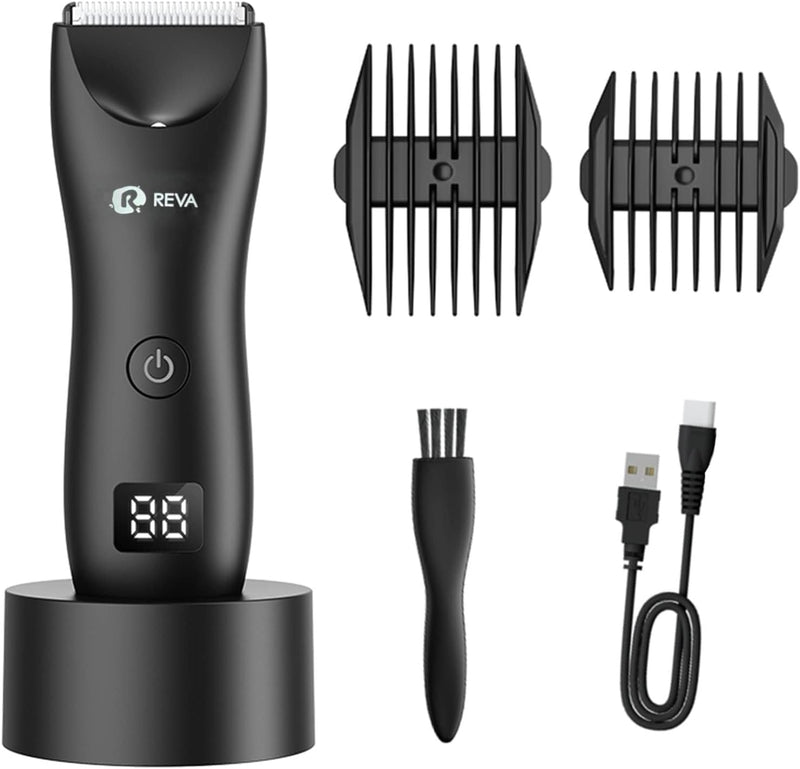 Reva Multi Groomer All-in-One Hair Trimmer with Head Spotlight for Men & Women- Cordless Rechargeable Beard & Hair Clipper, Waterproof, Ceramic Blades, Low Noise and Fast Charging