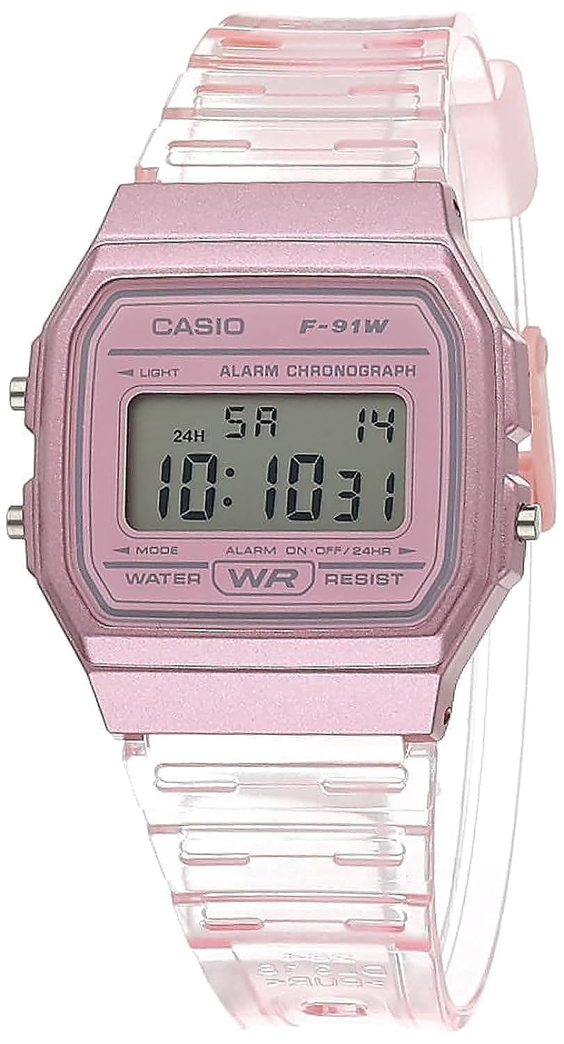 Casio Unisex Youth Digital Watch F-91Ws-4Df