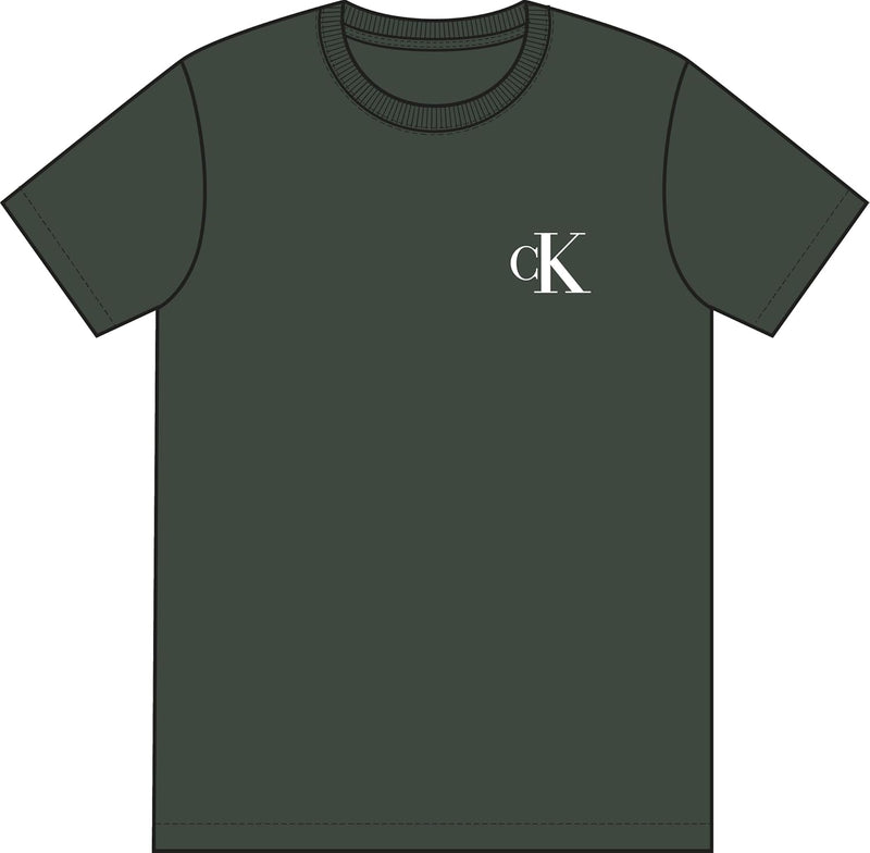 mens Ss 30s Eu Left Chest Logo Tee Lv04rd865g T-Shirts (pack of 1) - Sycamore