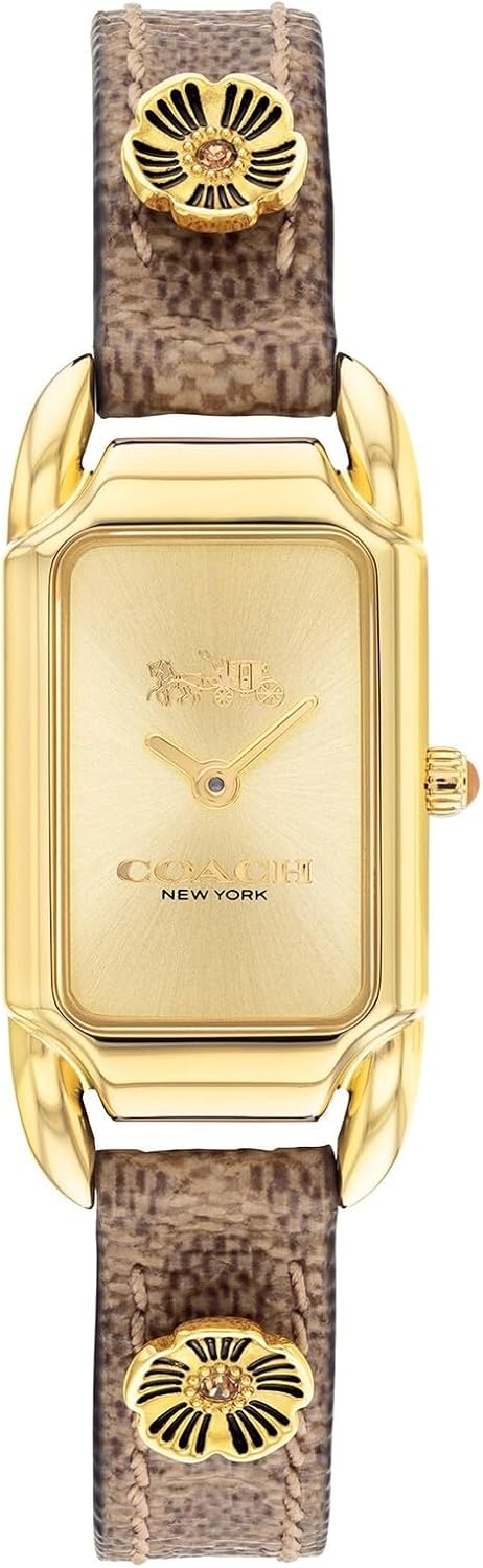 CADIE Women Watch, Analog - LIGHT GOLD / BROWN
