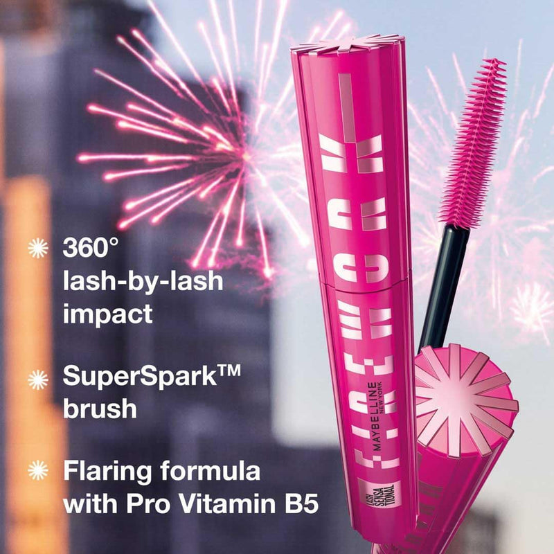 Maybelline New York Lash Sensational Firework; Black Mascara, 10ml - Black 1 piece
