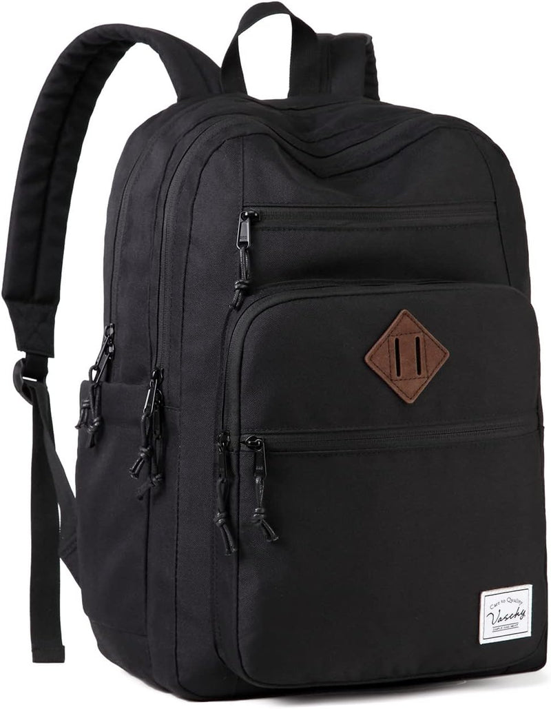 VASCHY School Backpack for Women, Unisex Large Bookbag Schoolbag Casual Daypack for High School/College/Teens/Travel/Work