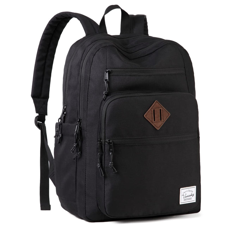 VASCHY School Backpack for Women, Unisex Large Bookbag Schoolbag Casual Daypack for High School/College/Teens/Travel/Work
