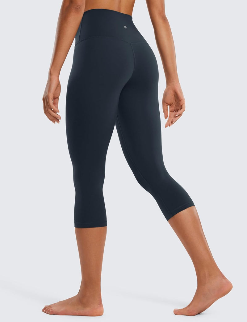 CRZ YOGA Womens Butterluxe High Waisted Lounge Legging 19 Inches - Workout Leggings Buttery Soft Capris Yoga Pants