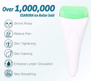 ESARORA Ice Roller for Face & Eye, Puffiness, Migraine, Pain Relief and Minor Injury, Skin Care Products - green