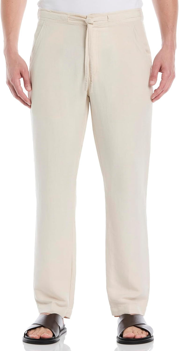 Men's Drawstring Pant With Back Elastic Waistband Casual Pants - Silver Lining