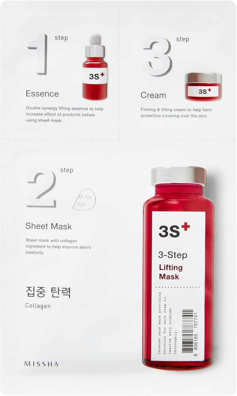 3-Step Lifting Face Mask Firming & Nourishing Skin Treatment 1.5 Grams