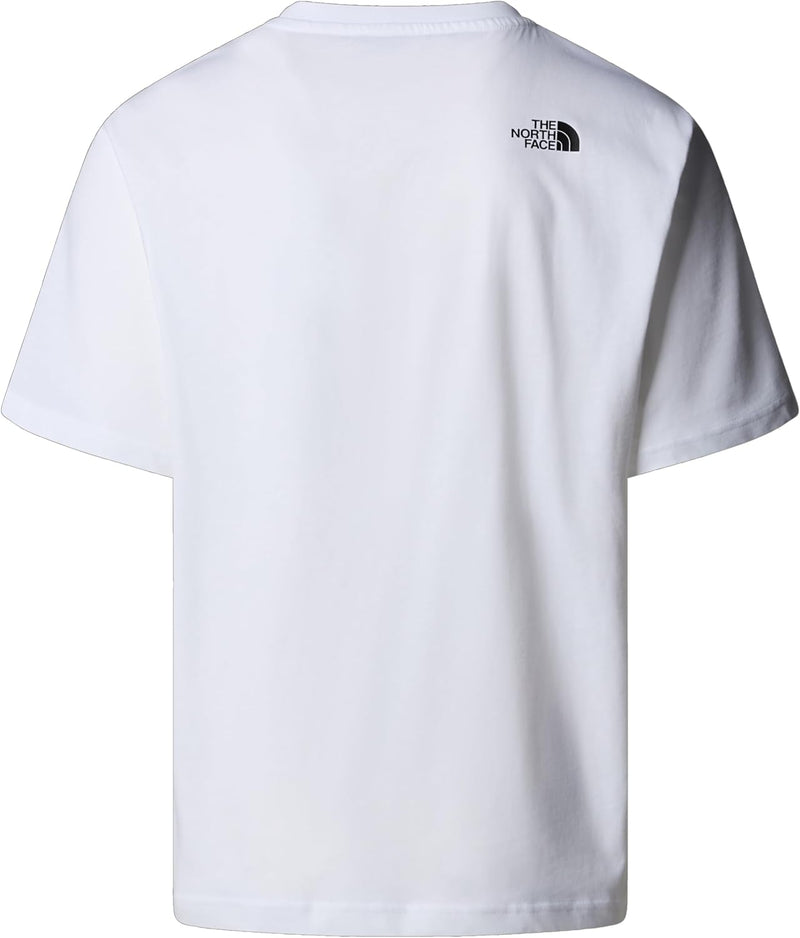 Mens M MOUNTAIN LOGO RELAXED S/S POCKET TEE TOPS (pack of 1) - White