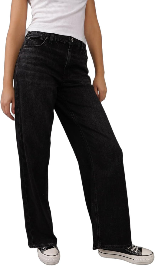 Womens Super Baggy Wide Leg Pants (pack of 1) - Grey