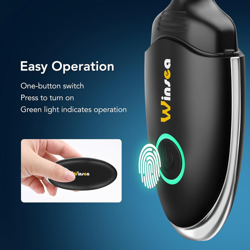 Winsea Ear and Nose Hair Trimmer Clipper for Men and Women – High-Precision, USB Rechargeable, Waterproof, Safe and Quiet Operation, Portable Design