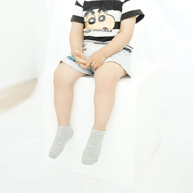 CozyWay Non-Slip Socks with Grippers - Ankle Style for Little Girls and Boys, Infants, Toddlers, Children