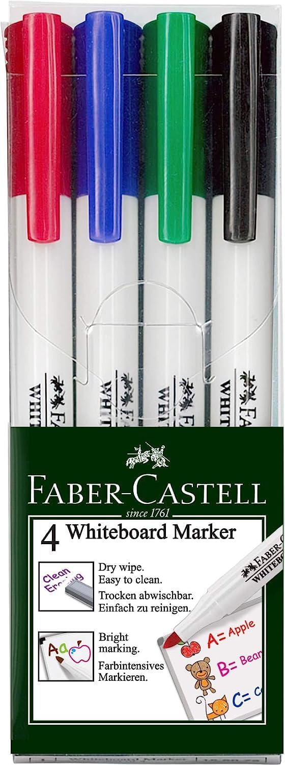Faber-Castell Whiteboard Marker Slim Wallet Of 6Pc
