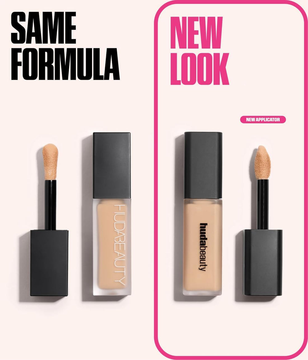 Huda Beauty FauxFilter Luminous Matte Buildable Coverage Crease Proof Concealer - Marshmallow 1.3 Golden, Fair Skin Tones with Golden Undertones